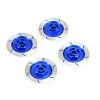 Fastrax Aluminium Disc Brake W/wheel Hex (4pc) Blue