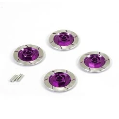 Fastrax Aluminium Disc Brake W/wheel Hex (4pc) Purple