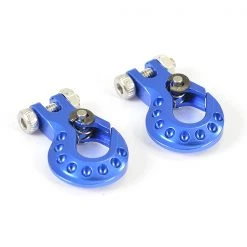 Fastrax Deluxe Alumnium Winch Hook (2pc) Blue