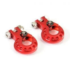 Fastrax Deluxe Alumnium Winch Hook (2pc) Red