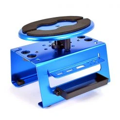 Fastrax Deluxe Alum Locking Rotating Maintenance Stand Blue
