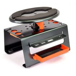 Fastrax Deluxe Alum Locking Rotating Maintenance Stand Grey