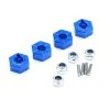 Fastrax Team Associated Rival Mt10 Aluminium Wheel Hex Set (4)