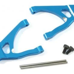Fastrax Blue Aluminium Rear Upper Arms - Traxxas 1/16 Slash