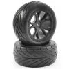 Fastrax 1/10th Mounted Arrow Buggy Rear Tyres 10-Spoke