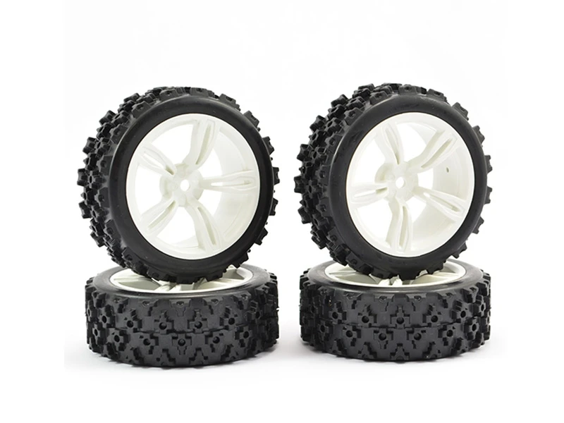 Fastrax 1/10th Touring Wheel/ Rally Block 5-Spoke - White