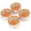 Fastrax Aluminium Beadlock 1.9in Wheels - Orange (4)