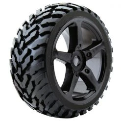 Fastrax 1 8 Truggy Arrow MTD ON 5spoke Black 0 Offset(pr)