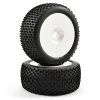 Fastrax 1:8 Truggy X-Block Mounted On White Dish Wheels (2) 0 OffSet