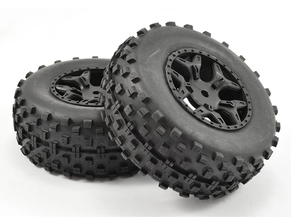 Fastrax 1:10 SC Rock Block MTD 5-Spoke Black - Image 2