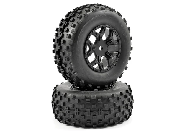 Fastrax 1:10 SC Rock Block MTD 5-Spoke Black - Image 3