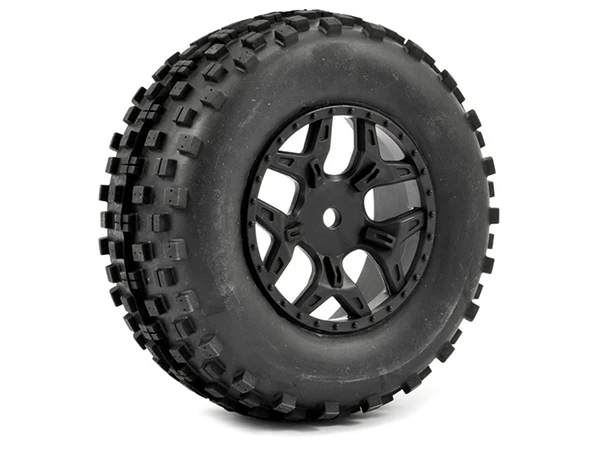 Fastrax 1:10 SC Rock Block MTD 5-Spoke Black