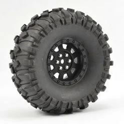 Fastrax 1:10 Crawler Boxer 1.9 Mounted Scale Wheel - Black (2)