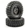 Fastrax 1:10 Crawler BedRock 1.9in Scale Steel Wheel 108mm - Black