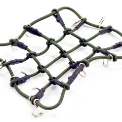 Fastrax Elastic Luggage Net With Hooks 130mm X 110mm (Nato Green)