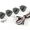 Fastrax Light Set With LEDs, Lenses, Rectangle Spotlights (4pc)