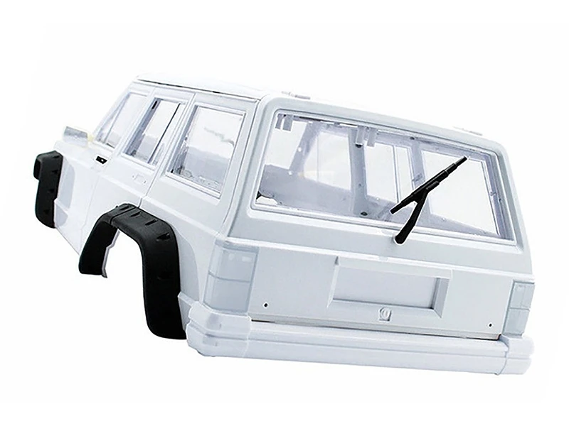Fastrax 1/10 Rockee Fullcab Interior Hard Crawler Bodyshell 313mm - White - Image 5