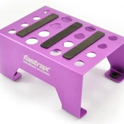 Fastrax Aluminium Pit Stand With Magnetic Strip - Purple