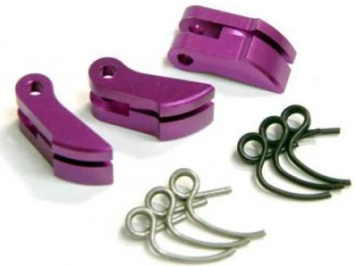 Fastrax Heavy Duty Purple Aluminium 1/8th Clutch Shoe And Springs