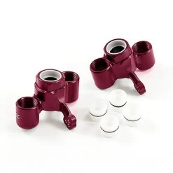 Fastrax Arrma Front Aluminium Steering Knuckles (pr) - Kraton/ OutCast - Red