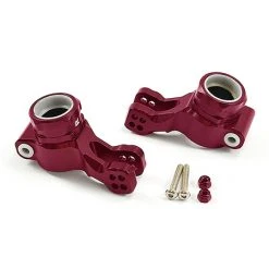 Fastrax Arrma Rear Aluminium Hub Carriers (pr) - Kraton/ OutCast - Red