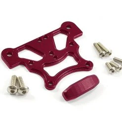 Fastrax Arrma Aluminium Front Top Plate - Kraton/ Senton/ Typhon - Red