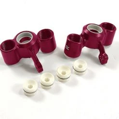 Fastrax Arrma Front Aluminium Steering Knuckles (pr) - Senton/ Typhon - Red