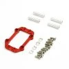 Fastrax Arrma Aluminium Servo Mount For Arrma 6s Cars - Red