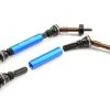 Fastrax Traxxas Steel Rear Universal Driveshafts For Rustler/ Slash/ Stampede 4x4