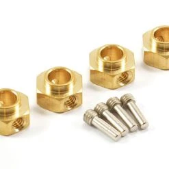 Fastrax Traxxas TRX-4 Brass Hex Wheel Hub (4)