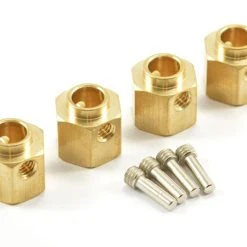 Fastrax Traxxas TRX-4 Brass Hex Wheel Hub - +5mm (4)