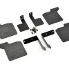 Fastrax Rubber MudFlaps And Aluminium Mounts For TRX-4 Bronco